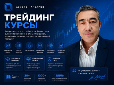 Трейдинг — курсы Азизхона Акбарова
